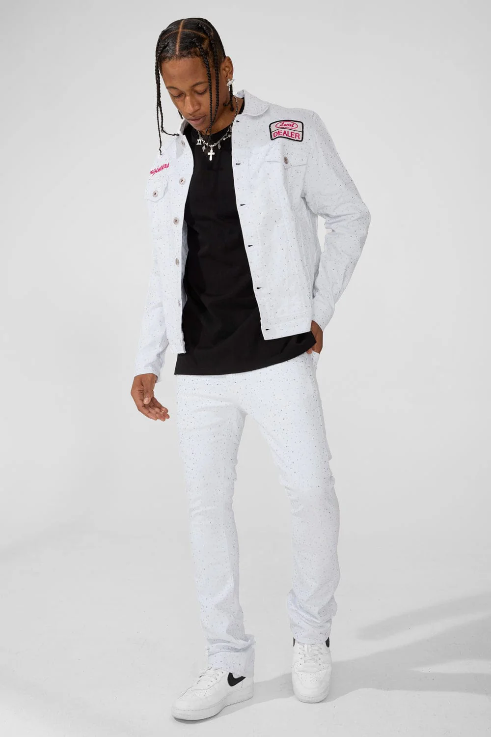 Super Skinny Stacked Fit - Local Dealer Denim - Martin Stacked Collection (White) - Image 3