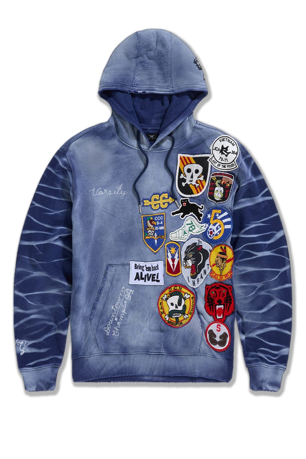 War Angel Pullover Hoodie (Navy) - Image 12