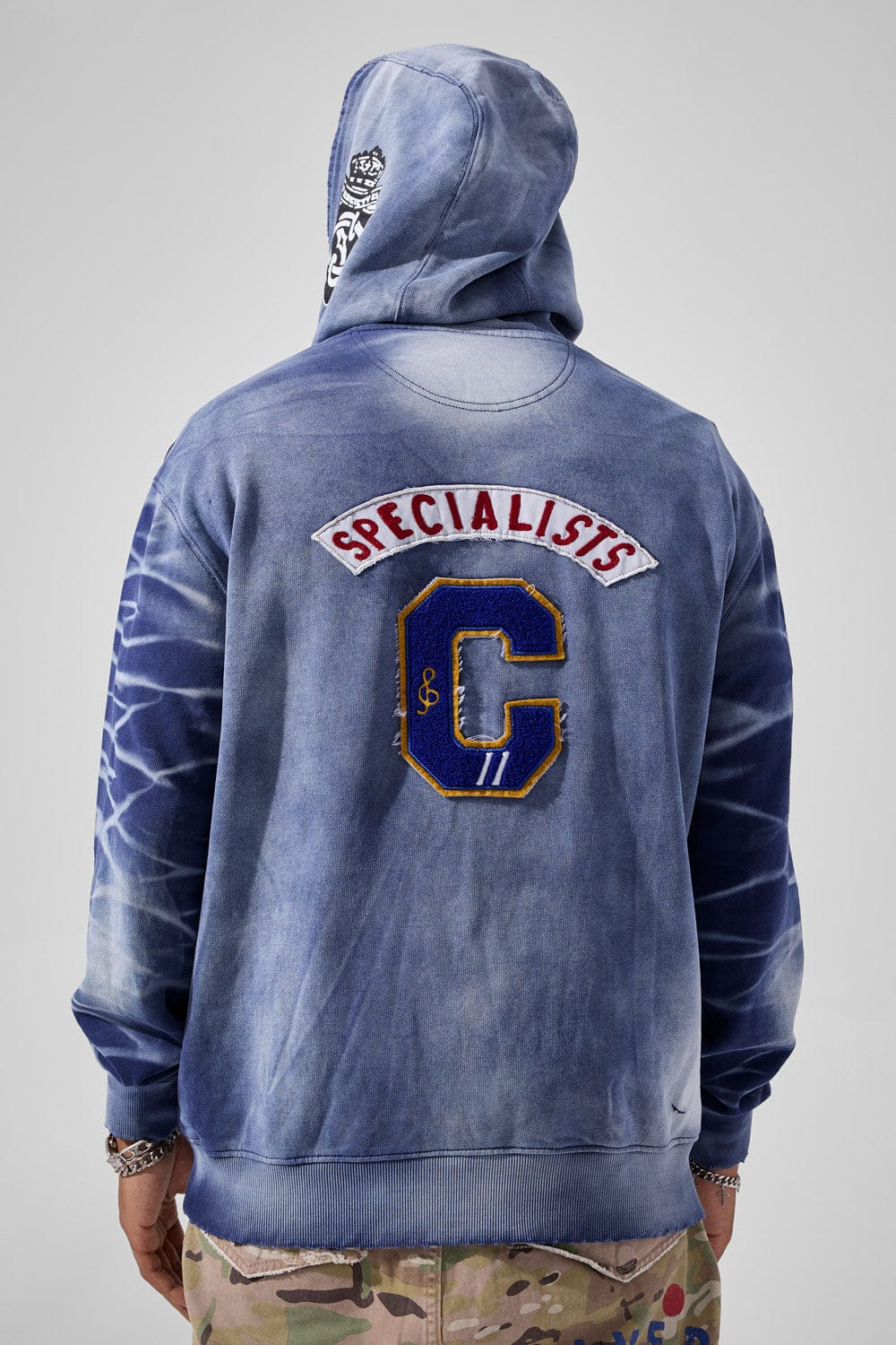 War Angel Pullover Hoodie (Navy) - Image 3