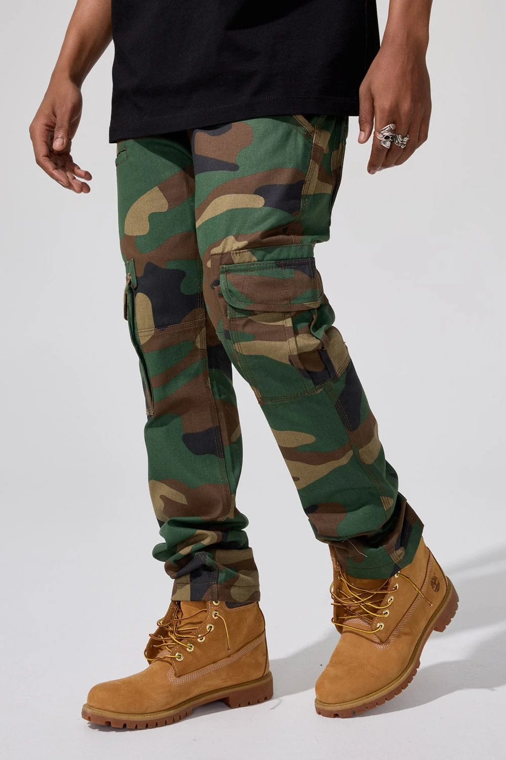 Xavier - OG Camo Cargo Pants (Classic Woodland) - Image 3