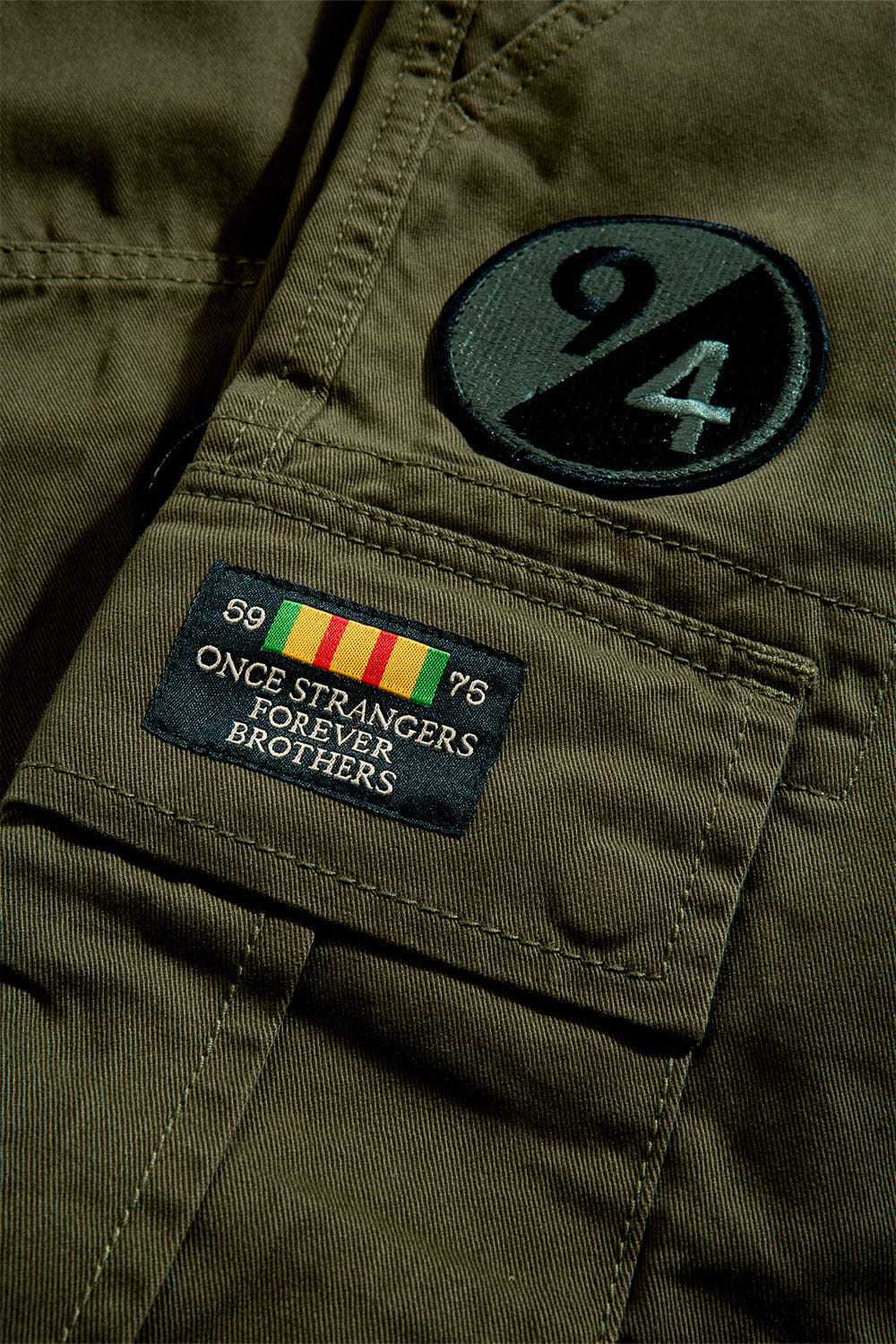 Xavier - Prestige Tonal Cargo Pants (Army Green) - Image 6
