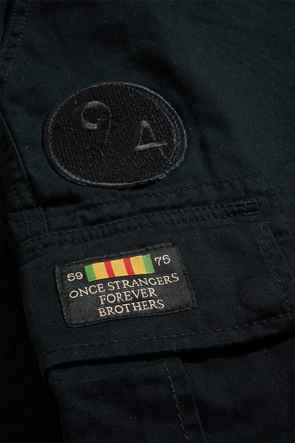 Xavier - Prestige Tonal Cargo Pants (Black) - Image 5
