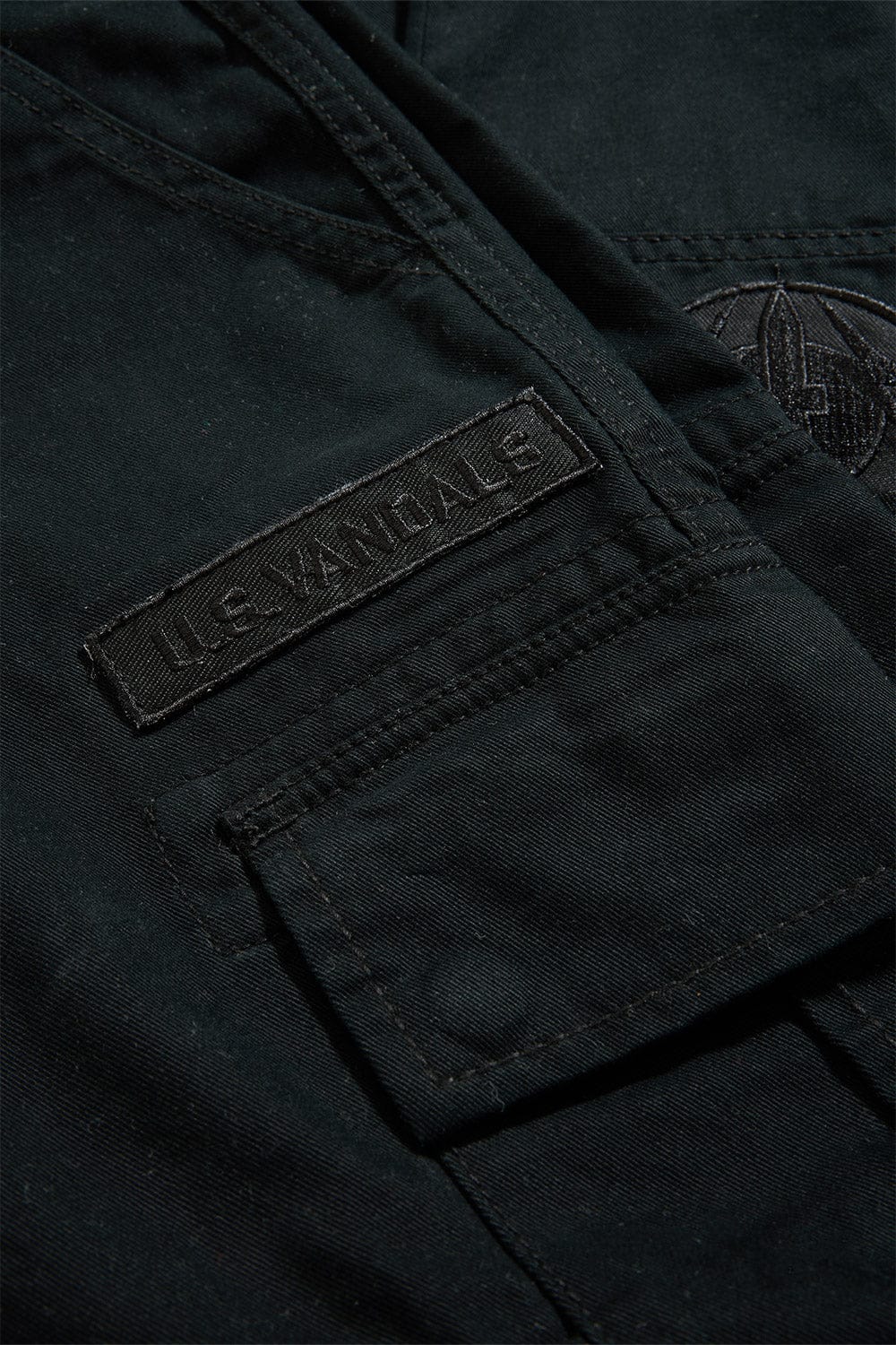 Xavier - Prestige Tonal Cargo Pants (Black) - Image 6
