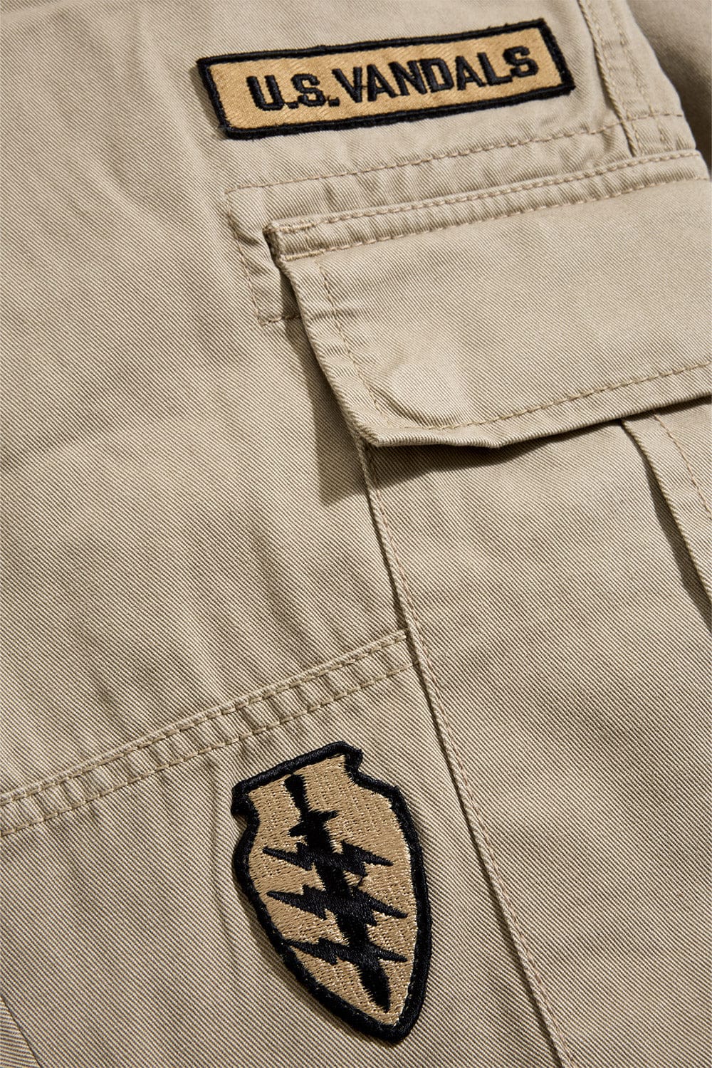 Xavier - Prestige Tonal Cargo Pants (Khaki) - Image 8