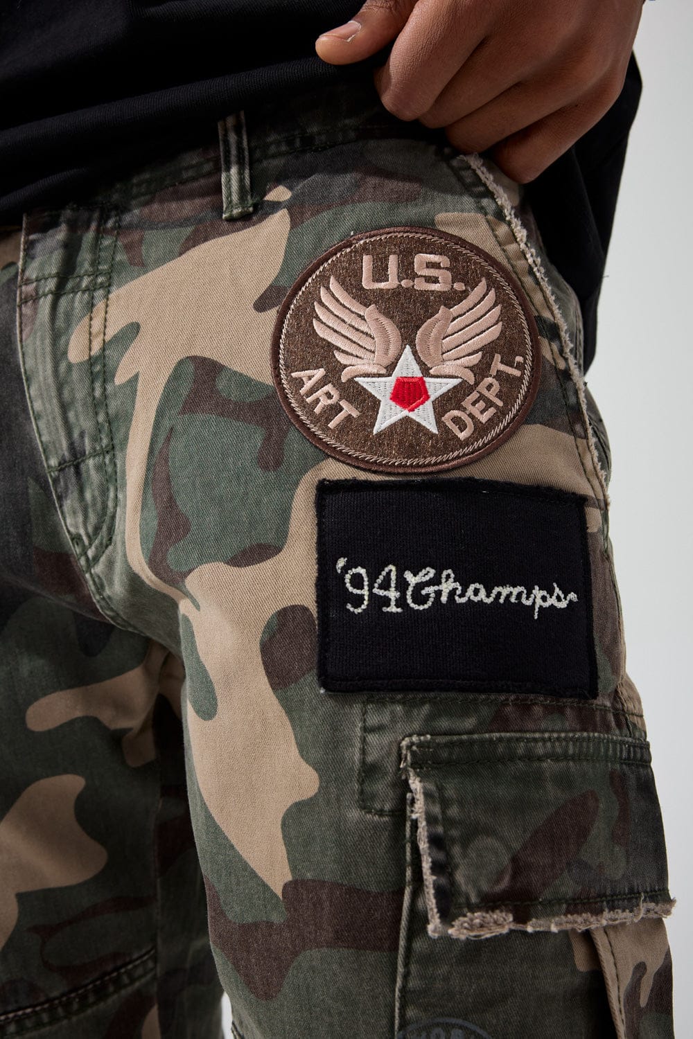 Xavier - Purple Heart Cargo Pants (Woodland) - Image 10