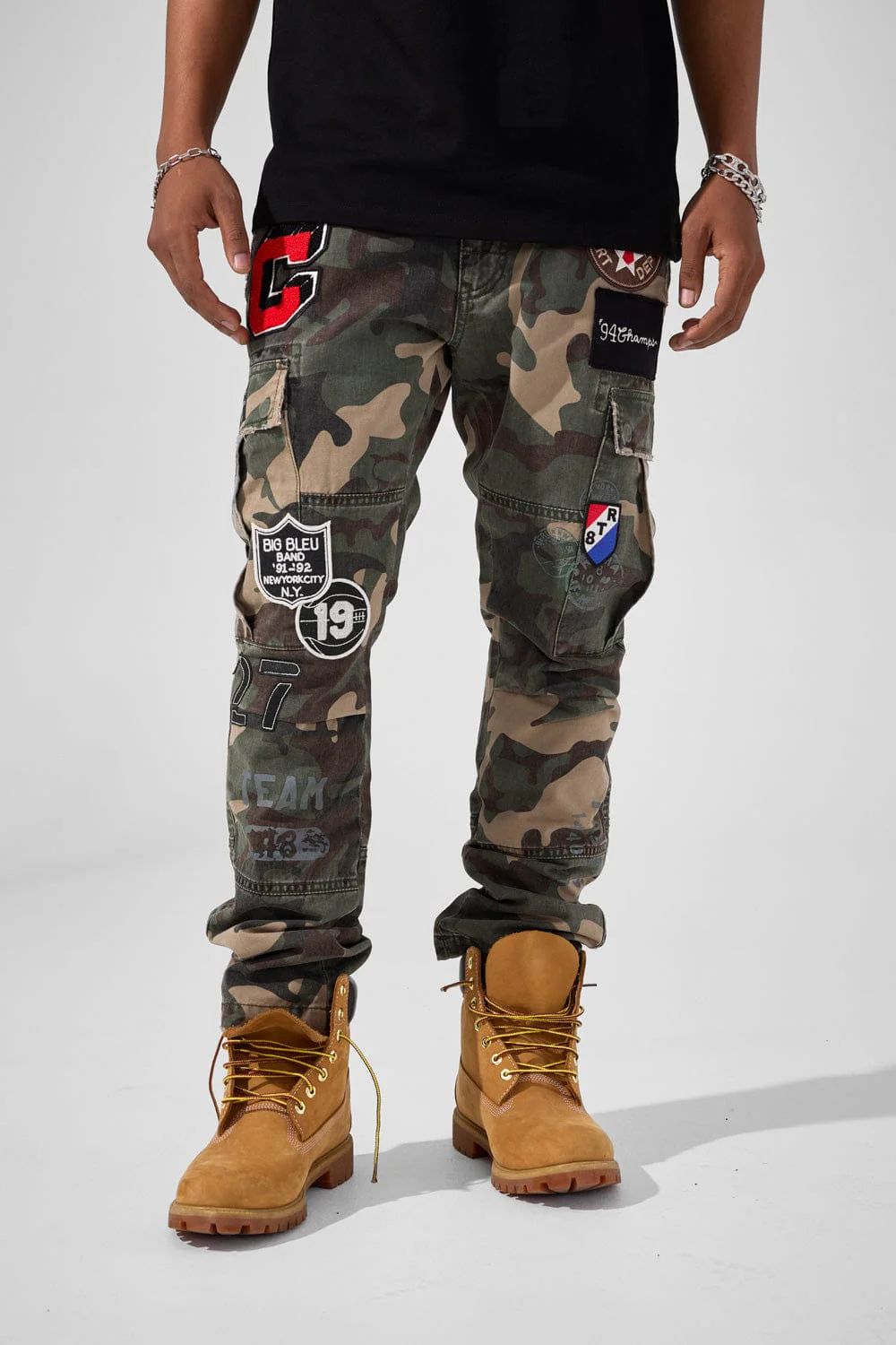 Xavier - Purple Heart Cargo Pants (Woodland) - Image 9