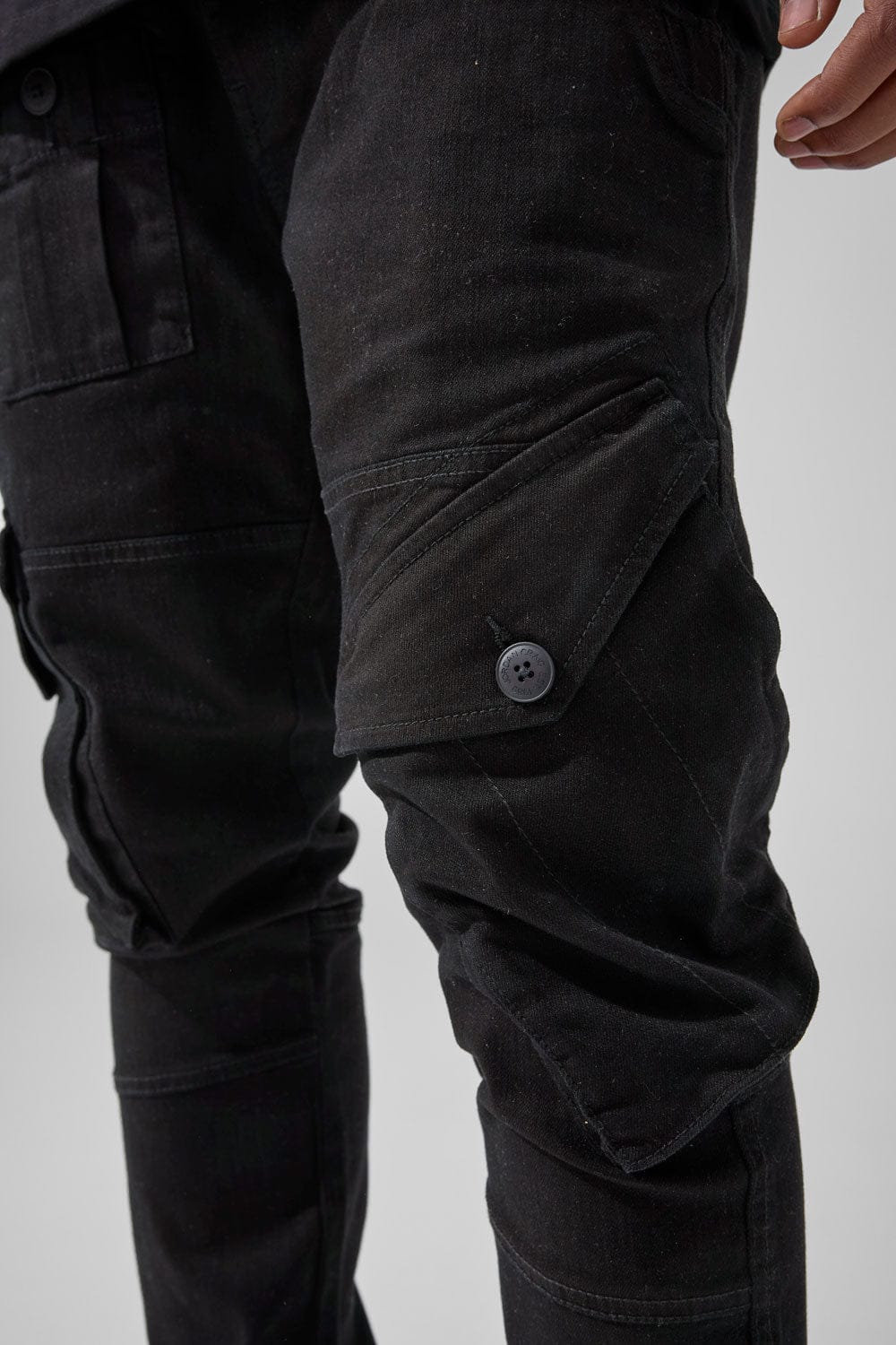 Xavier - Trailblazer Cargo Pants (Jet Black) - Image 3